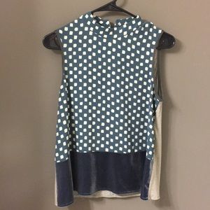 Zara patterned sleeveless top (S)